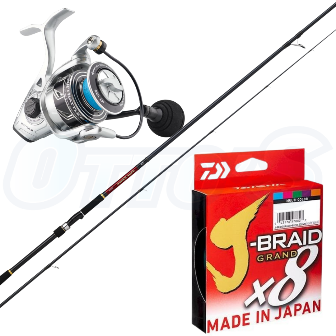 Cheap Daiwa Overthere 109ML/M And Penn Battle DX Lure Casting Combo Fire  Sale Fishing, Ottos Combos, Beach & Rock Fishing Combos